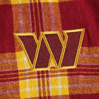 Women's Concepts Sport Burgundy/Gold Washington Commanders Plus Badge T-Shirt & Pants Sleep Set