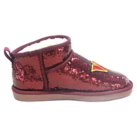 Women's Cuce  Burgundy Washington Commanders Sequin Ankle Boots