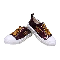 Women's Cuce Burgundy Washington Commanders Team Sequin Sneakers