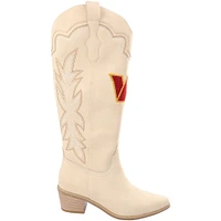 Women's Cuce Cream Washington Commanders Cowboy Boots