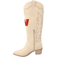 Women's Cuce Cream Washington Commanders Cowboy Boots