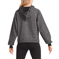 Women's DKNY Sport Black Washington Commanders Debbie Dolman Raglan Pullover Hoodie