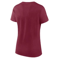 Women's Fanatics Burgundy Washington Commanders Fundamental Base - T-Shirt