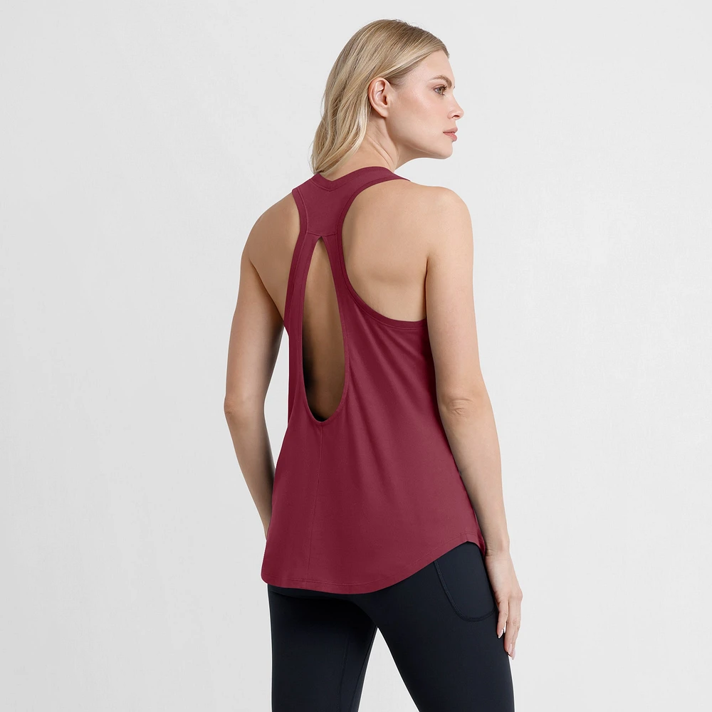 Women's Fanatics Burgundy Washington Commanders Iron Fan Tank Top