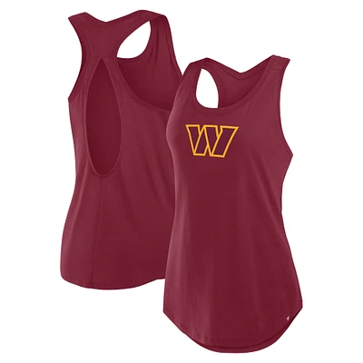 Débardeur Iron Fan pour femme Fanatics Bordeaux Washington Commanders