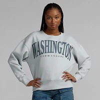 Women's Fanatics  Gray Washington Commanders Elements Pullover Sweatshirt