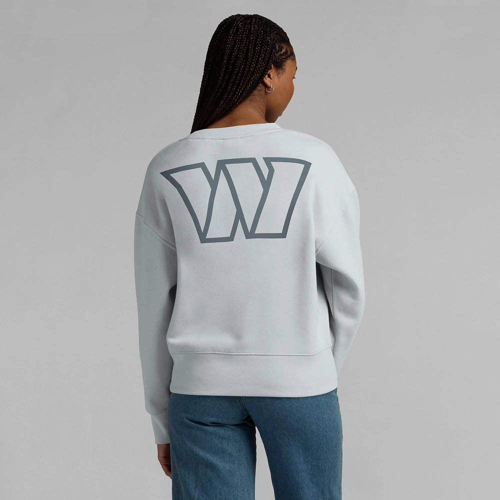 Women's Fanatics  Gray Washington Commanders Elements Pullover Sweatshirt