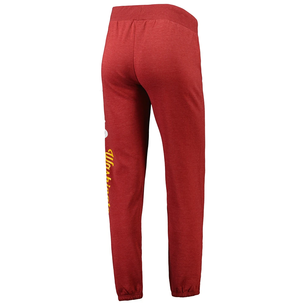 Women's G-III 4Her by Carl Banks Burgundy Washington Commanders Scrimmage Fleece Pants