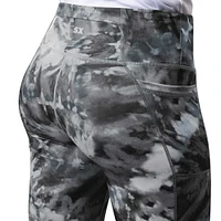 Women's MSX by Michael Strahan Black Washington Commanders Aubrey Tie-Dye Leggings