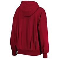 Sweat à capuche léger entièrement zippé pour femme MSX by Michael Strahan Bordeaux Washington Commanders Emerson