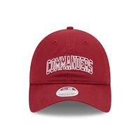 Women's New Era Burgundy Washington Commanders Collegiate 9TWENTY Adjustable Hat
