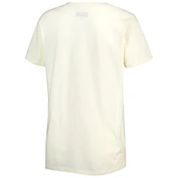 Women's New Era Cream Washington Commanders Chrome Sideline T-Shirt