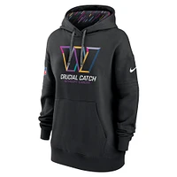 Sweat à capuche Nike noir Washington Commanders 2024 NFL Crucial Catch Club pour femme