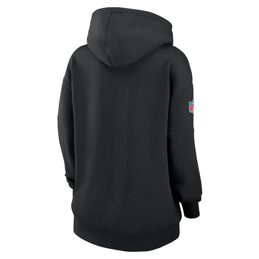 Sweat à capuche Nike noir Washington Commanders 2024 NFL Crucial Catch Club pour femme