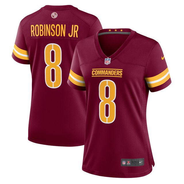 Maillot de match joueur Nike Brian Robinson pour femmes, bordeaux, Washington Commanders