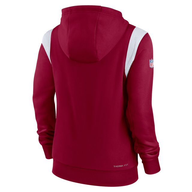 Nike Washington Commanders Athletic Stack Performance pour femme, bourgogne - Chandail à capuchon