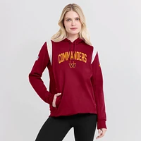 Women's Nike Burgundy Washington Commanders Sideline Stack Performance Pullover Hoodie