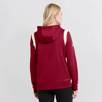 Women's Nike Burgundy Washington Commanders Sideline Stack Performance Pullover Hoodie