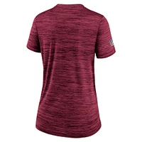 Women's Nike Burgundy Washington Commanders Sideline Velocity Performance T-Shirt