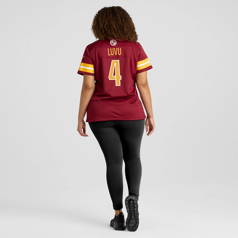 Women's Nike Frankie Luvu  Burgundy Washington Commanders Game Jersey
