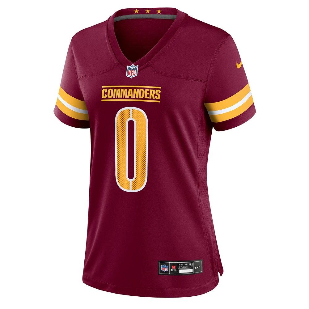 Women's Nike Mike Sainristil  Burgundy Washington Commanders Game Jersey