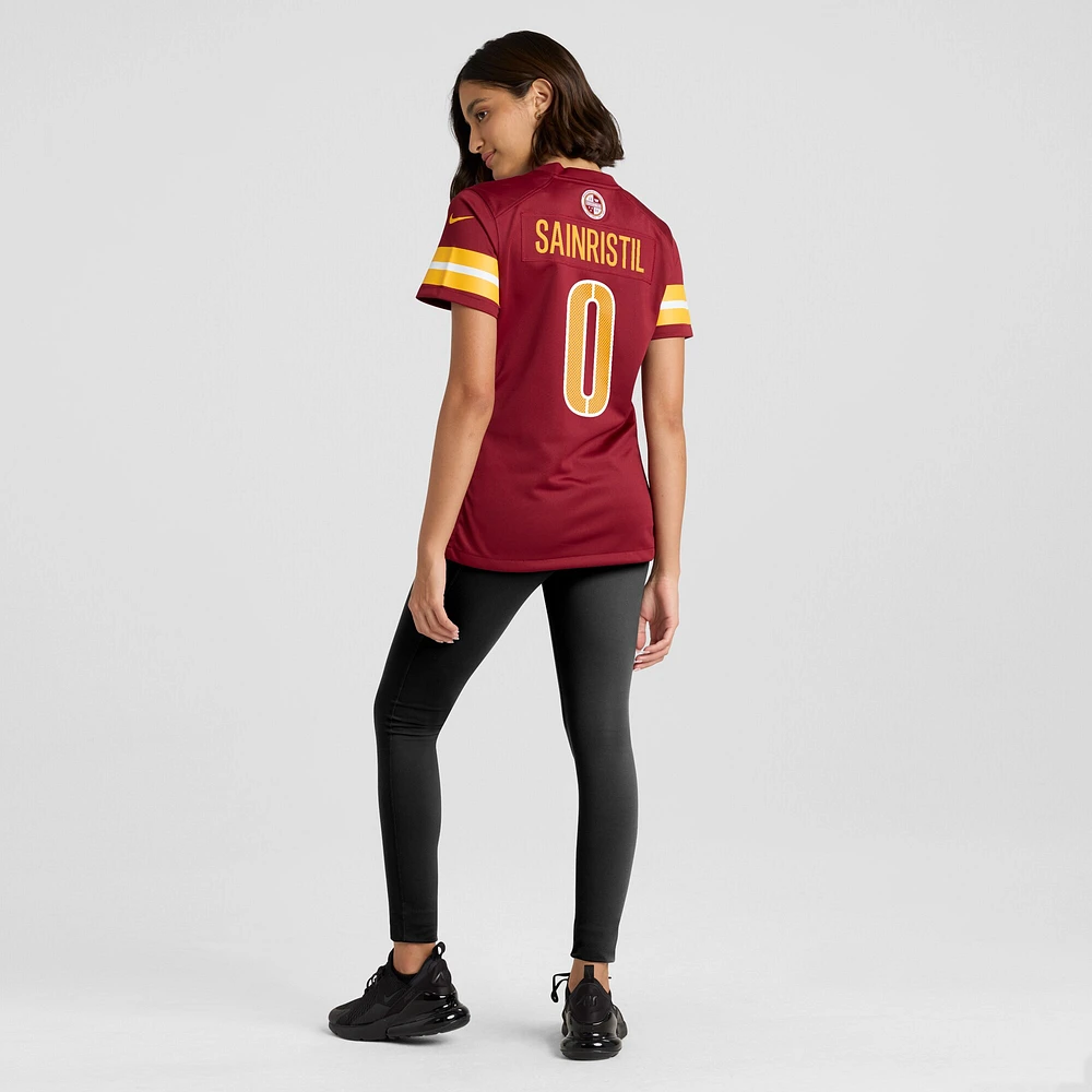 Women's Nike Mike Sainristil  Burgundy Washington Commanders Game Jersey