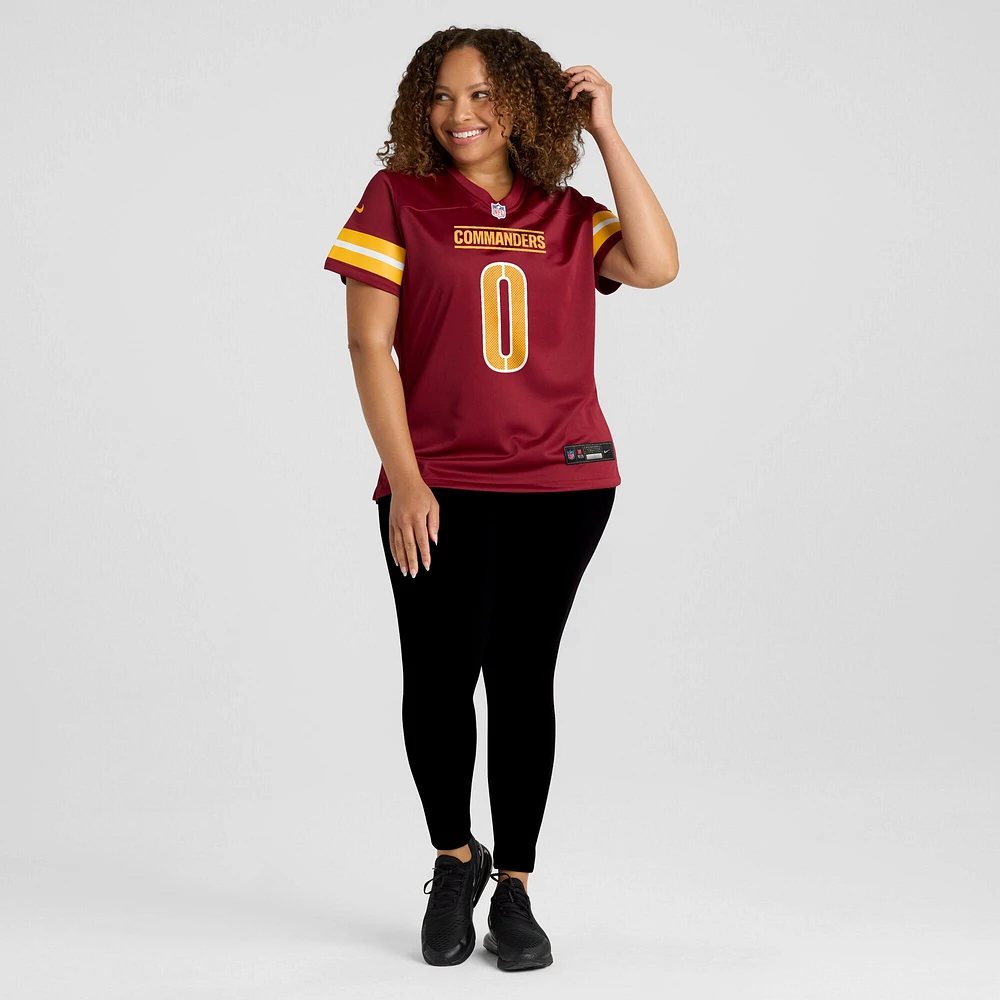 Women's Nike Mike Sainristil  Burgundy Washington Commanders Game Jersey