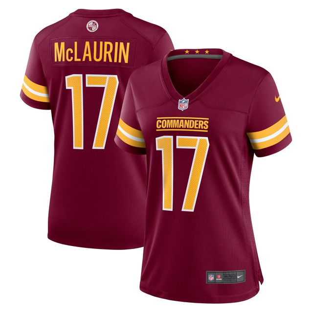 Maillot de match Nike Terry McLaurin des Washington Commanders pour femme, bordeaux