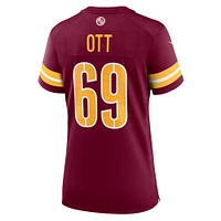 Women's Nike Tyler Ott  Burgundy Washington Commanders Game Jersey