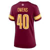 Women's Nike Tyler Owens  Burgundy Washington Commanders Game Jersey