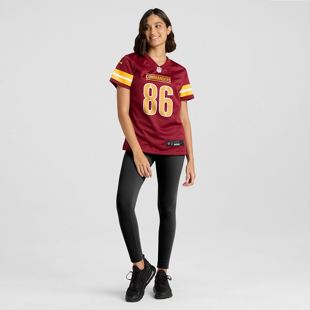 Women's Nike Zach Ertz  Burgundy Washington Commanders Game Jersey