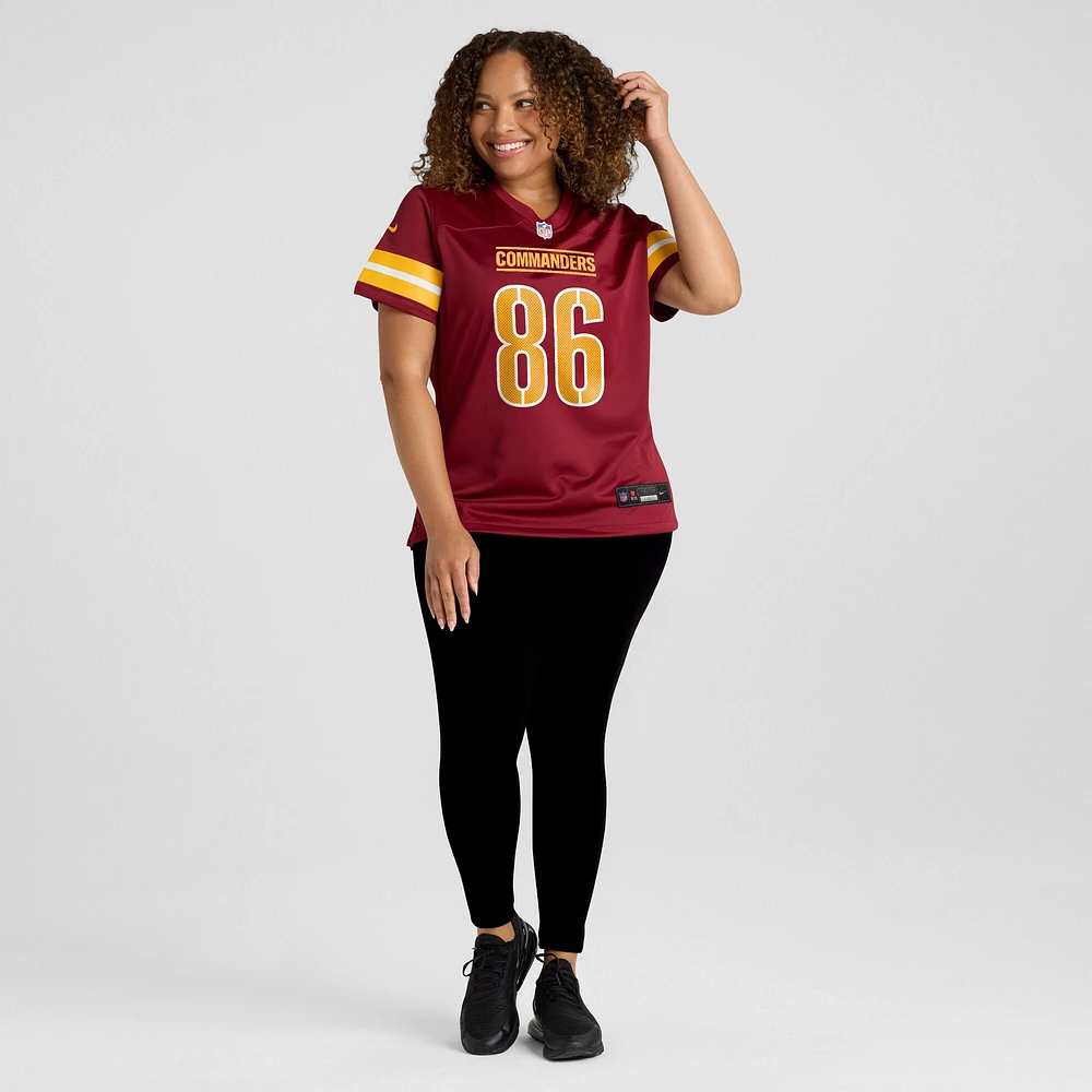 Women's Nike Zach Ertz  Burgundy Washington Commanders Game Jersey
