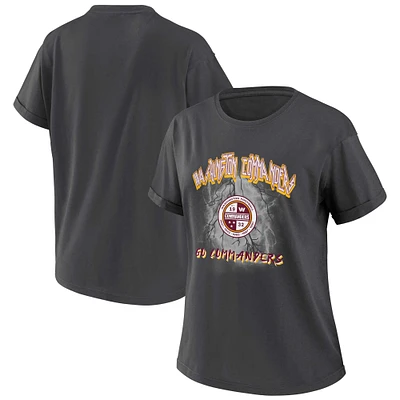T-shirt boyfriend anthracite Washington Commanders pour femme WEAR by Erin Andrews