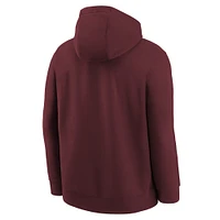 Youth Burgundy Washington Commanders - Alternate Logo Pullover Hoodie