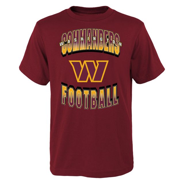 T-shirt bordeaux pour jeunes commandants de Washington Forward Progress
