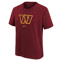Youth Burgundy Washington Commanders Logo T-Shirt