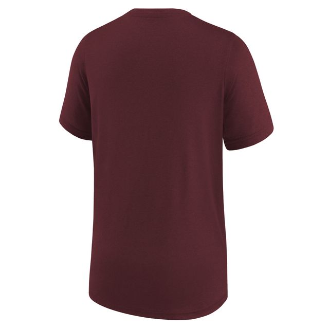 T-shirt Nike bordeaux Washington Commanders Team Athletic Performance pour jeune
