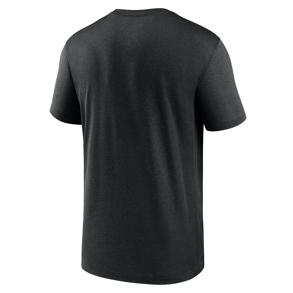 Men's Nike Black Washington Football Team Logo Essential Legend Performance T-Shirt
