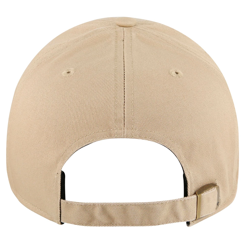 Men's '47 Khaki Washington Huskies Powell MVP Adjustable Hat