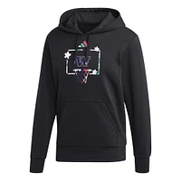 Men's adidas Black Washington Huskies Honoring Excellence Pullover Hoodie