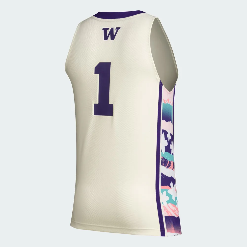 Adidas #1 Khaki Washington Huskies Honoring Black Excellence Maillot de basket-ball pour homme