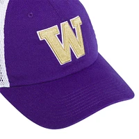 Men's adidas Purple Washington Huskies Mascot Slouch Trucker Adjustable Hat