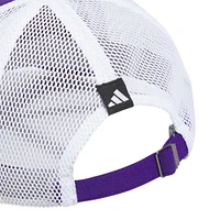 Men's adidas Purple Washington Huskies Mascot Slouch Trucker Adjustable Hat