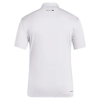 Men's adidas White Washington Huskies 2024 Coaches AEROREADY Polo