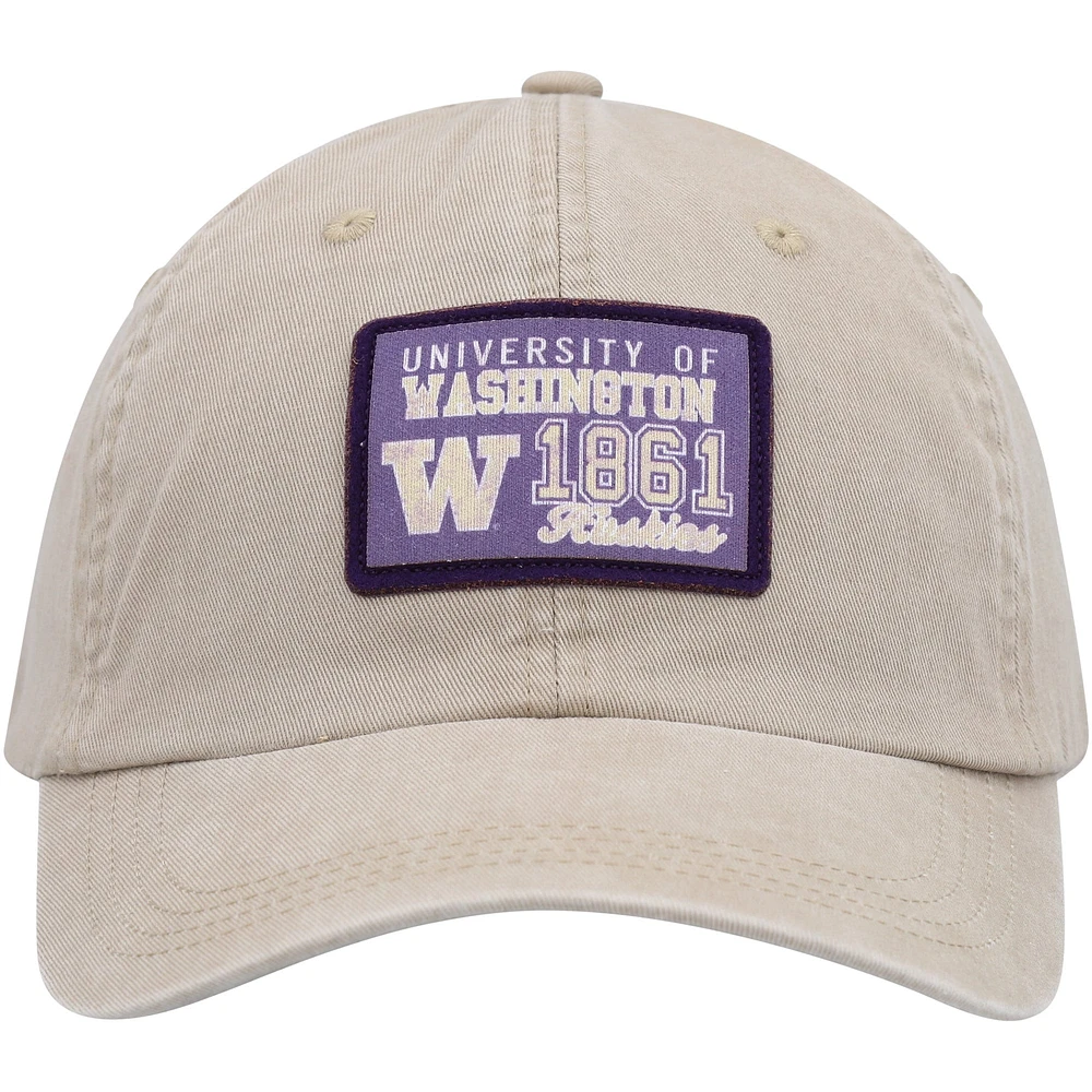 Men's Ahead  Tan Washington Huskies Carmel Adjustable Hat