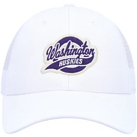 Men's Ahead White Washington Huskies Brant Trucker Adjustable Hat