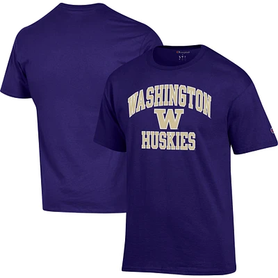 T-shirt pour homme Champion Purple Washington Huskies High Motor