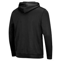 Men's Colosseum  Black Washington Huskies Blackout 3.0 Pullover Hoodie