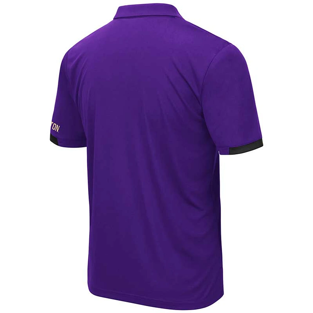 Men's Colosseum Purple Washington Huskies Big & Tall Santry Polo