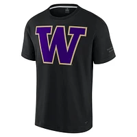 Men's Fanatics Black Washington Huskies Iconic T-Shirt